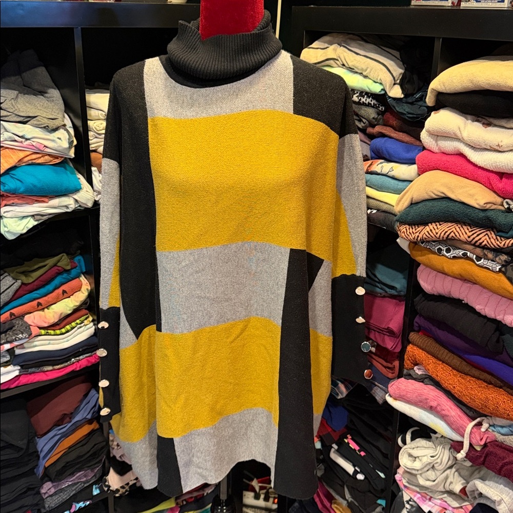 #422. Jones New York  OVERSIZED  poncho sweater